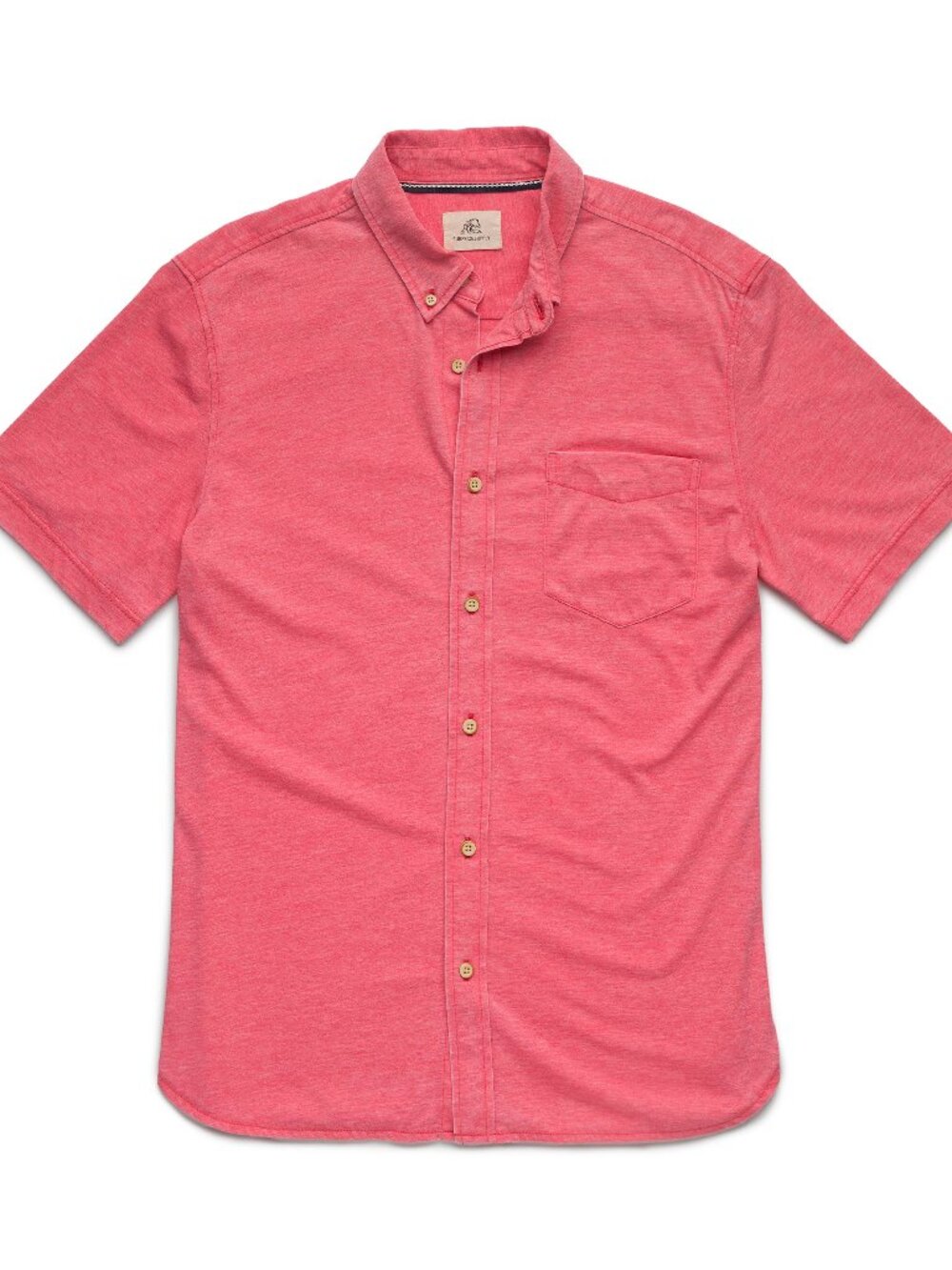 Surfside Supply Bright Pink Burnout Knit Short Sleeve Vintage Shirt